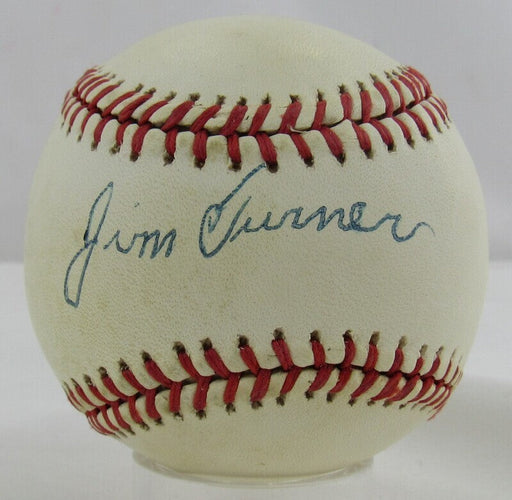 Jim Turner Signed Rawlings Baseball JSA AQ68327