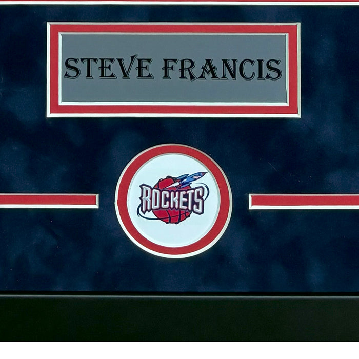 Steve Francis Hand Signed & Framed Houston Rockets 8x10 Photo (JSA)