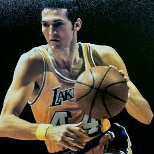 Jerry West Hand Signed & Framed Los Angeles Lakers 16x20 Photo (JSA)