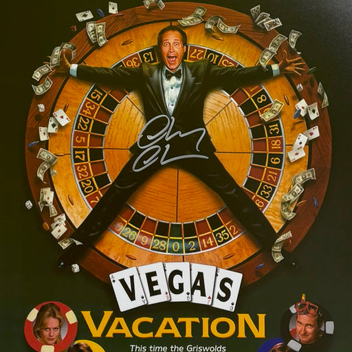 Chevy Chase Hand Signed & Framed Vegas Vacation 16x20 Photo (JSA)