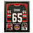 Andrew Shaw Signed Chicago Black Custom Suede Matte Framed Hockey Jersey (JSA)