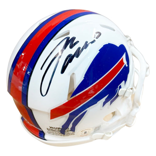 Josh Allen Signed Buffalo Bills Speed Mini Football Helmet (Beckett)
