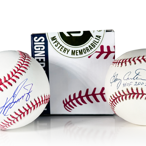 Signed Baseball MLB Collectors Gold Hobby Box - Gary Carter