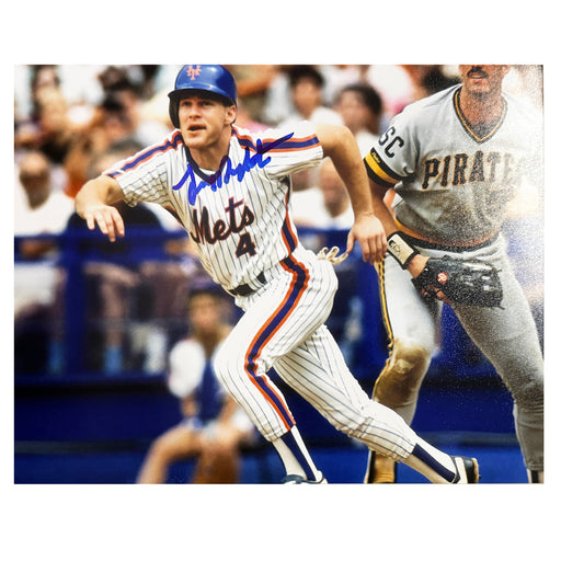Lenny Dykstra Signed New York Pose 2 Baseball 8x10 Photo (JSA)