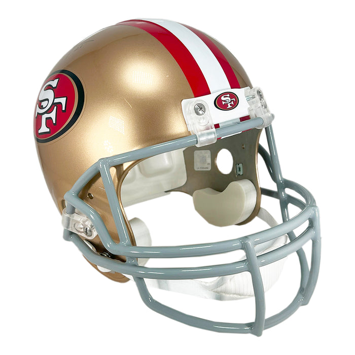 Frank Gore Signed San Francisco 49ers Full-Size Replica Football Helmet (JSA)