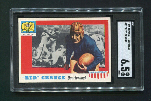 1955 Topps All-American #27 Red Grange Illinois SGC 6.5 Football Card - RSA
