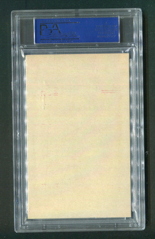 1947-66 Exhibits Carl Sawatski PSA 7 MK M on Cap Baseball Card - RSA