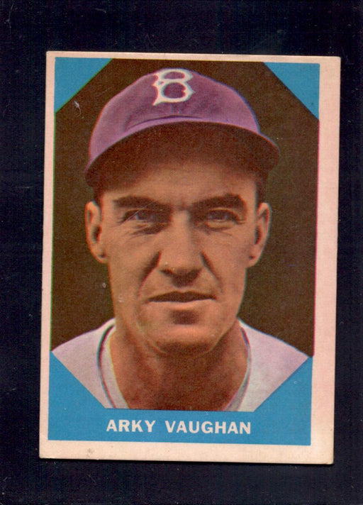1960 Arky Vaughan Fleer Baseball Greats #11 Baseball Card - RSA