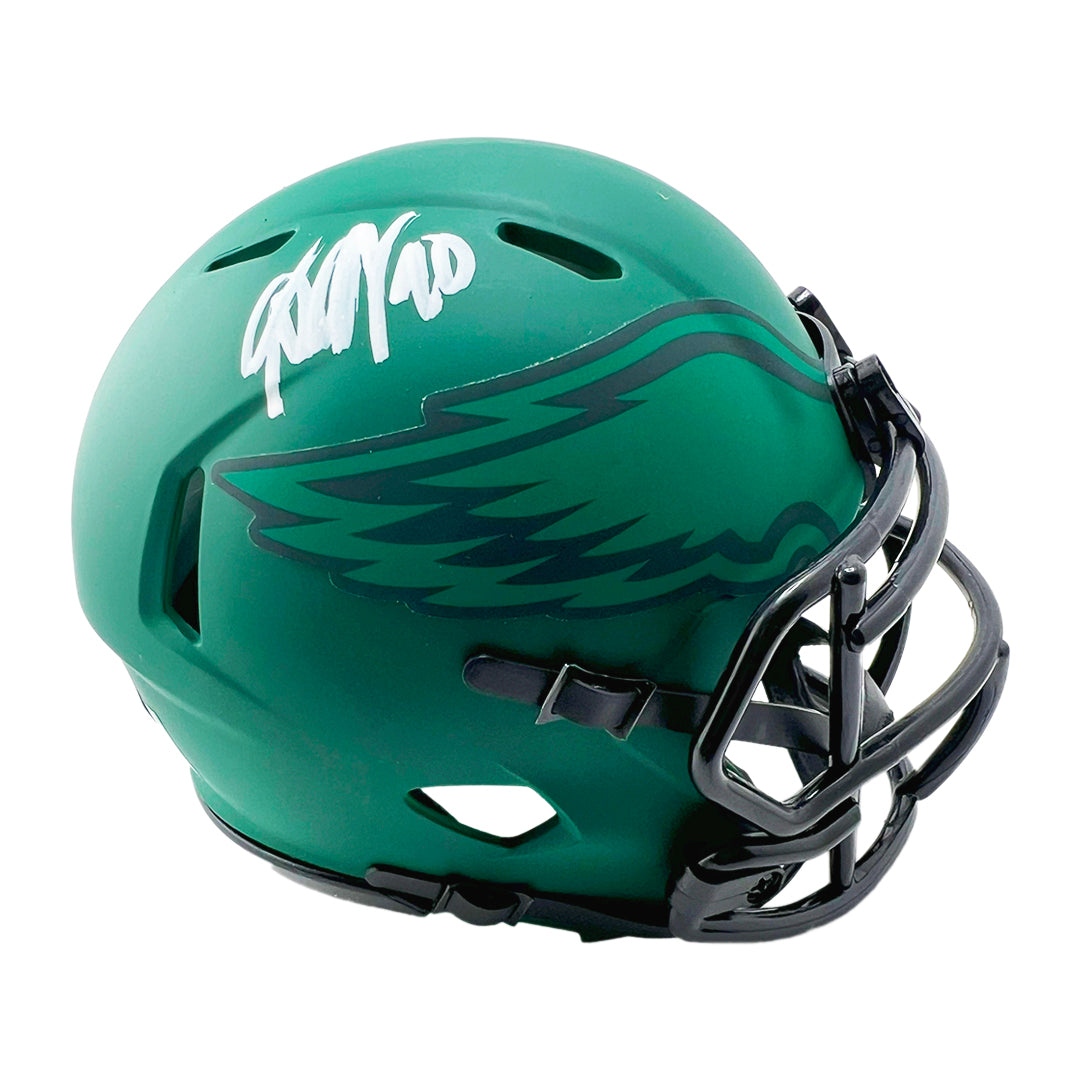 Desean Jackson Signed Philadelphia Eagles Rave Mini Football Helmet (Beckett) Desean Jackson Signed Philadelphia Eagles Rave Mini Football Helmet (Beckett)