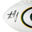 Aaron Jones Signed Green Bay Packers Official NFL Team Logo Football (Beckett)