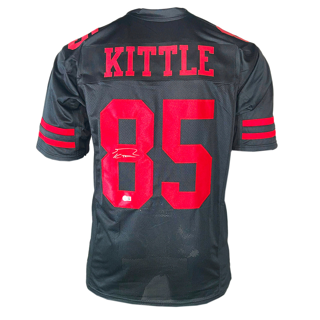 Kittle Womens Black 49ers Shirt Womens Black Kaepernick Jersey Cheap