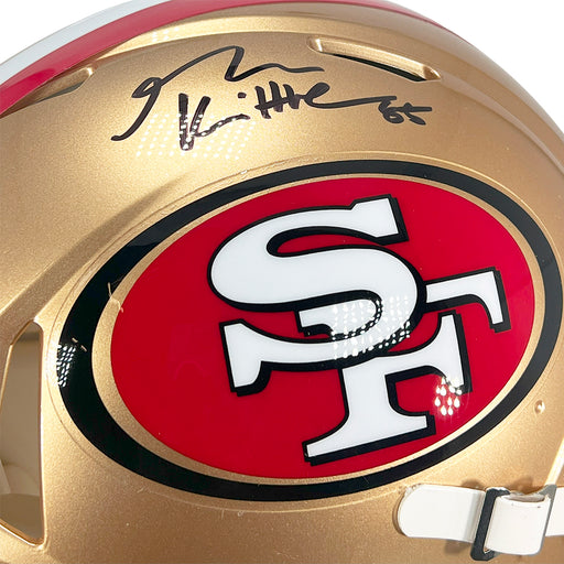 George Kittle Signed San Francisco 49ers Authentic Speed Full-Size Football Helmet (Beckett)