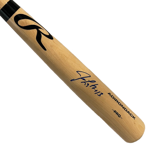 Jim Leyritz Signed Rawlings Blonde Baseball Bat (Beckett)