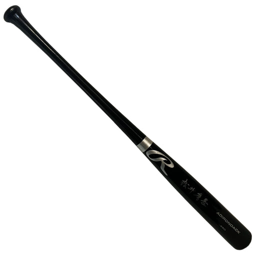 Hideki Matsui Signed Japanese Inscription Rawlings Black Baseball Bat (Beckett)