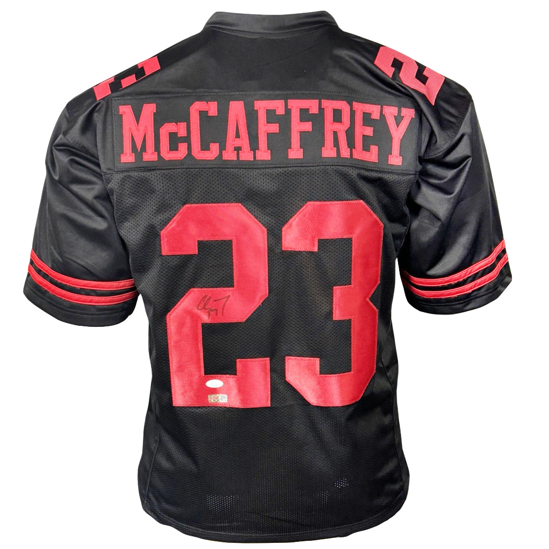 Christian McCaffrey Signed San Francisco Black Football Jersey