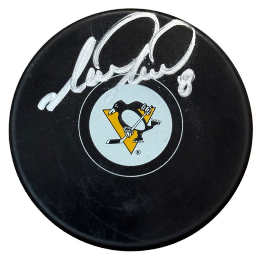 Mark Recchi Signed Pittsburgh Penguins Hockey Puck (JSA)