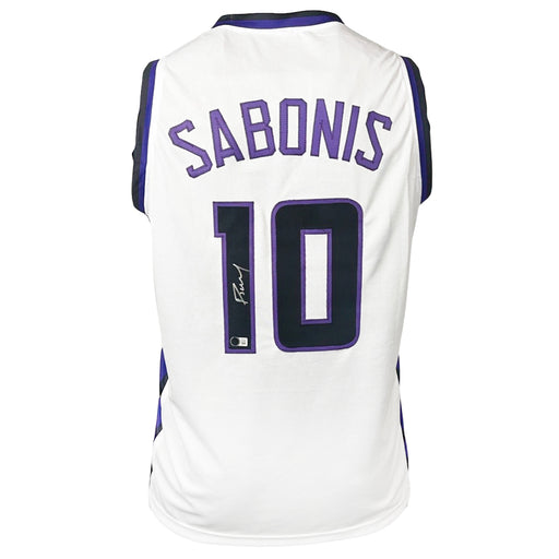 Domantas Sabonis Signed Sacramento White Basketball Jersey (Beckett)