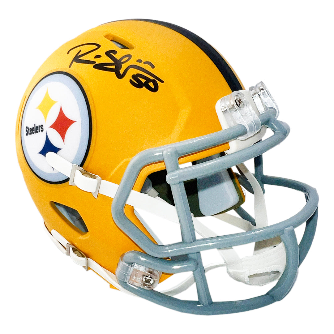 center helmet football Ryan Shazier Signed Pittsburgh Steelers Alternate 2025 Speed Mini Foot — RSA