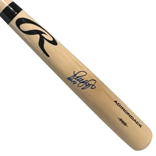 Luis Sojo Signed Rawlings Blonde Baseball Bat (Beckett)