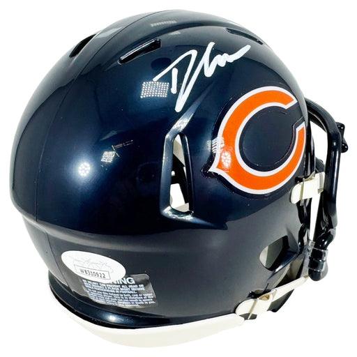 D'Andre Swift Signed Chicago Bears Speed Mini Football Helmet (JSA)