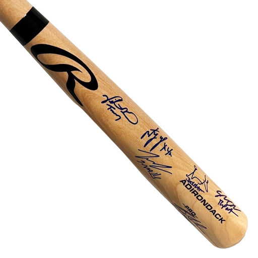 The Sandlot Cast Signed Rawlings Blonde Baseball Bat (Beckett) - RSA