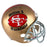 Y.A. Tittle Signed HOF 71 Inscription San Francisco 49ers Million $ Backfield Full-Size Replica Football Helmet (JSA)