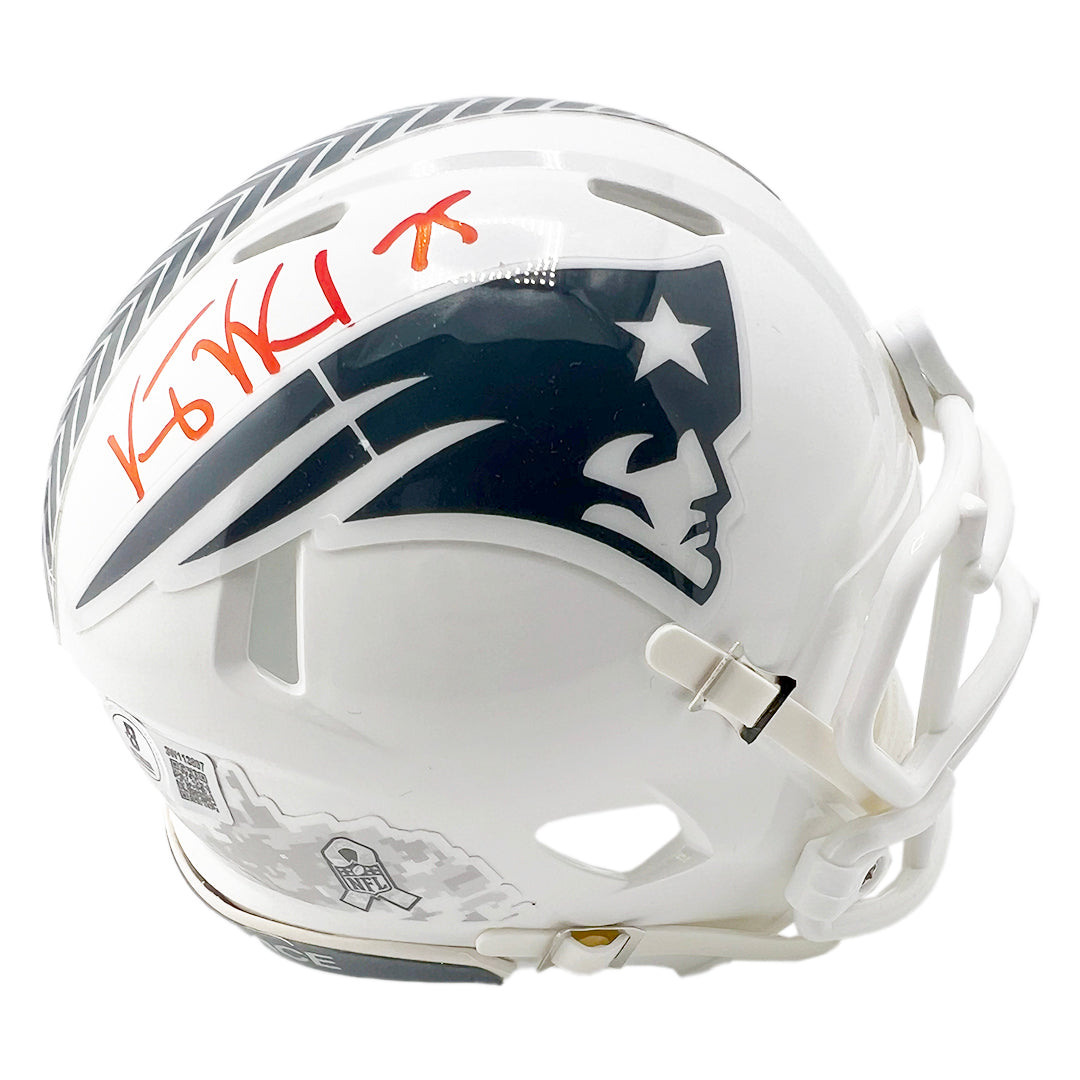 Vince Wilfork Signed New England Patriots Salute to Service 2024