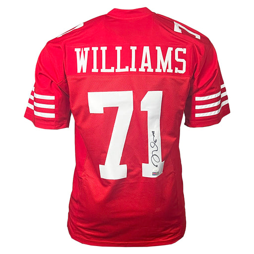 Trent Williams Signed San Francisco Red Football Jersey (JSA)