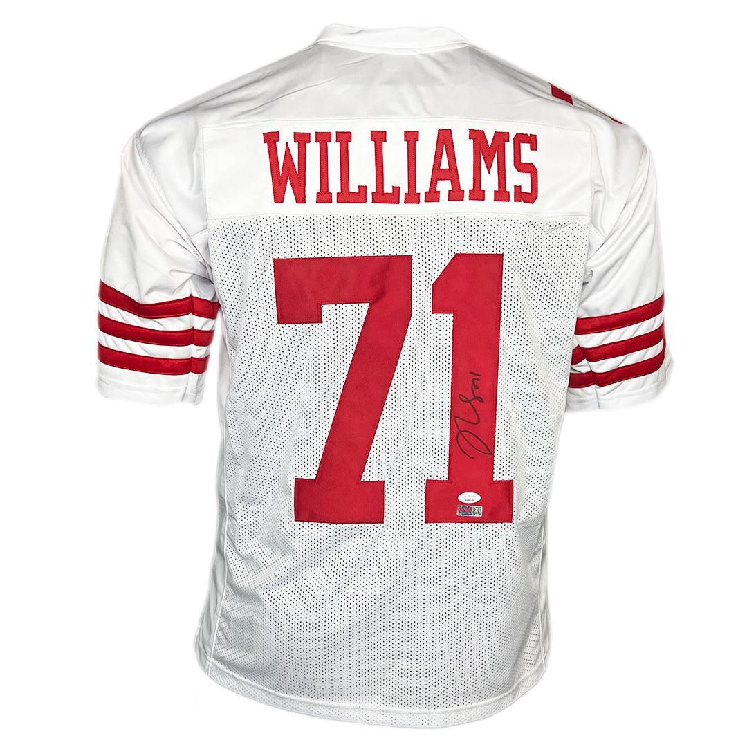 Trent Williams Signed San Francisco White Football Jersey (JSA) — RSA