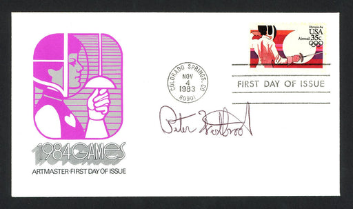 Peter Westbrook Autographed First Day Cover 1984 Olympic Fencer SKU #159574 - RSA