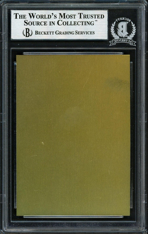 Al Kaline Autographed 1981 Metallic HOF Plaque Card Detroit Tigers Beckett BAS #12516190 - RSA