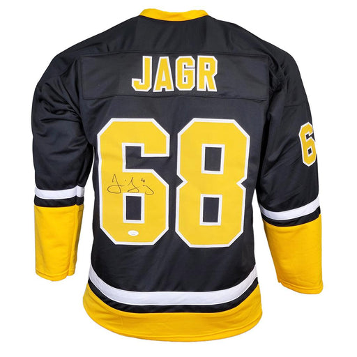 Jaromir Jagr Signed Pittsburgh Black Hockey Jersey (JSA) - RSA