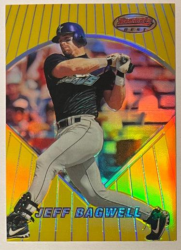 Jeff Bagwell 1996 Bowman's Best Refractor Card #BBP 16 (Houston Astros — RSA