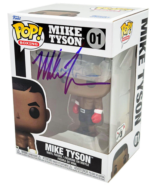 Mike Tyson Autographed Funko Pop Vinyl Figurine Beckett BAS Stock #202296 - RSA