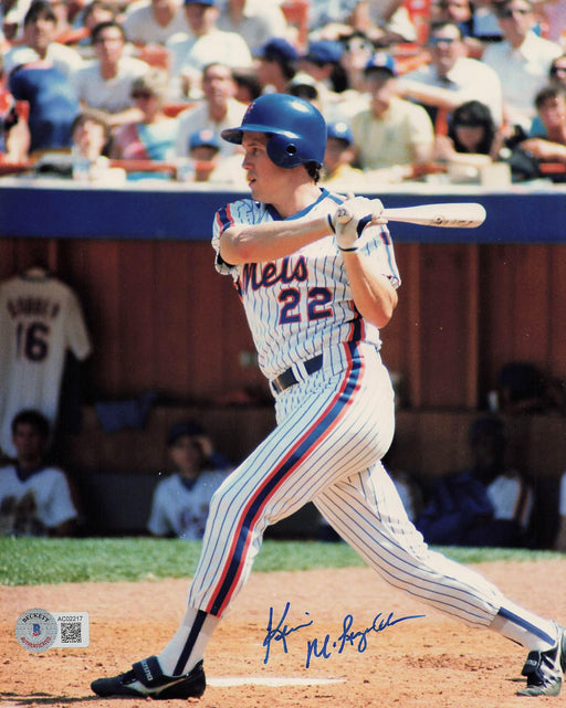 kevin mcreynolds signed 8x10 photo new york mets bas ac02217 certificate of authenticity