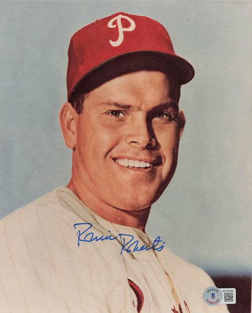 robin roberts signed 8x10 photo philadelphia phillies bas ac02245 certificate of authenticity