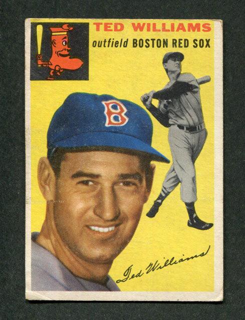 1954 Topps #250 Ted Williams Boston Red Sox Baseball Card (VG-EX