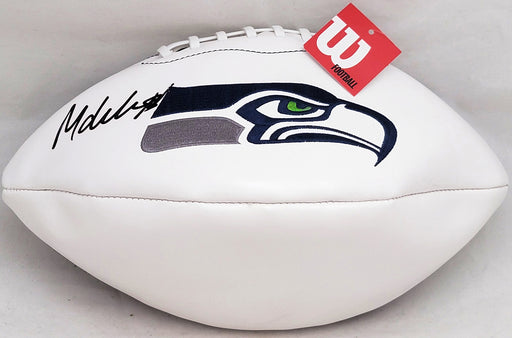 Michael Dickson Autographed Seattle Seahawks Official White Logo Football (Flat) MCS Holo #98838