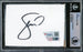 Serena Williams Autographed 2.5x3.5 Cut Signature Black Beckett BAS #15867648