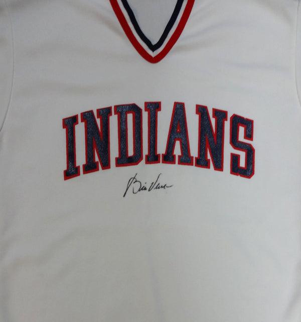 Cleveland Indians Bill Veeck Autographed White Jersey Team Owner PSA/D — RSA