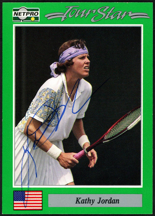Kathy Jordan Autographed 1991 NetPro Tour Star Card #79 SKU #148269 - RSA