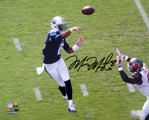 Marcus Mariota Autographed 16x20 Photo Tennessee Titans First Game MM Holo Stock #94939 - RSA