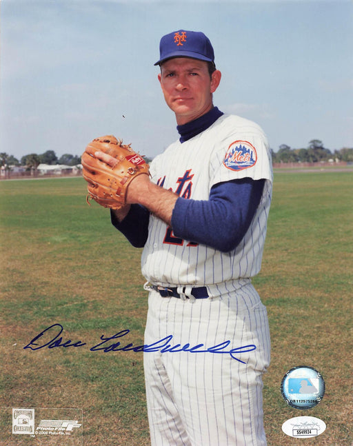 don cardwell signed 8x10 photo new york mets jsa ss49934 certificate of authenticity