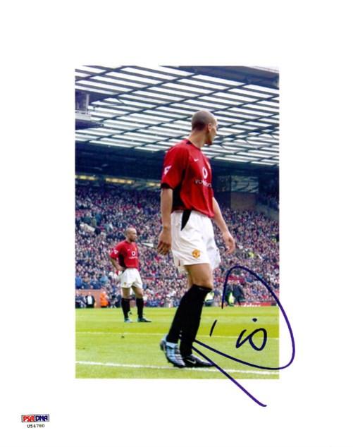 Rio Ferdinand Autographed 8x10 Photo Manchester United PSA/DNA #U54780 - RSA