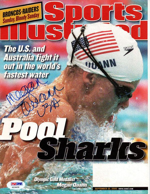 Megan Quann Autographed Sports Illustrated Magazine "USA" Olympics PSA/DNA #X23426 - RSA
