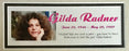 gilda radner signed saturday night live 8x10 custom framed photo display jsa x36220 left side view