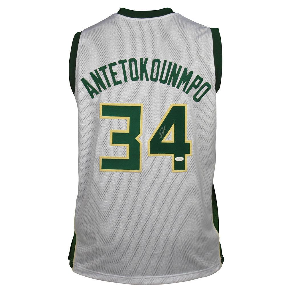 Giannis Antetokounmpo Authentic Signed Pro Style Jersey Autographed JS
