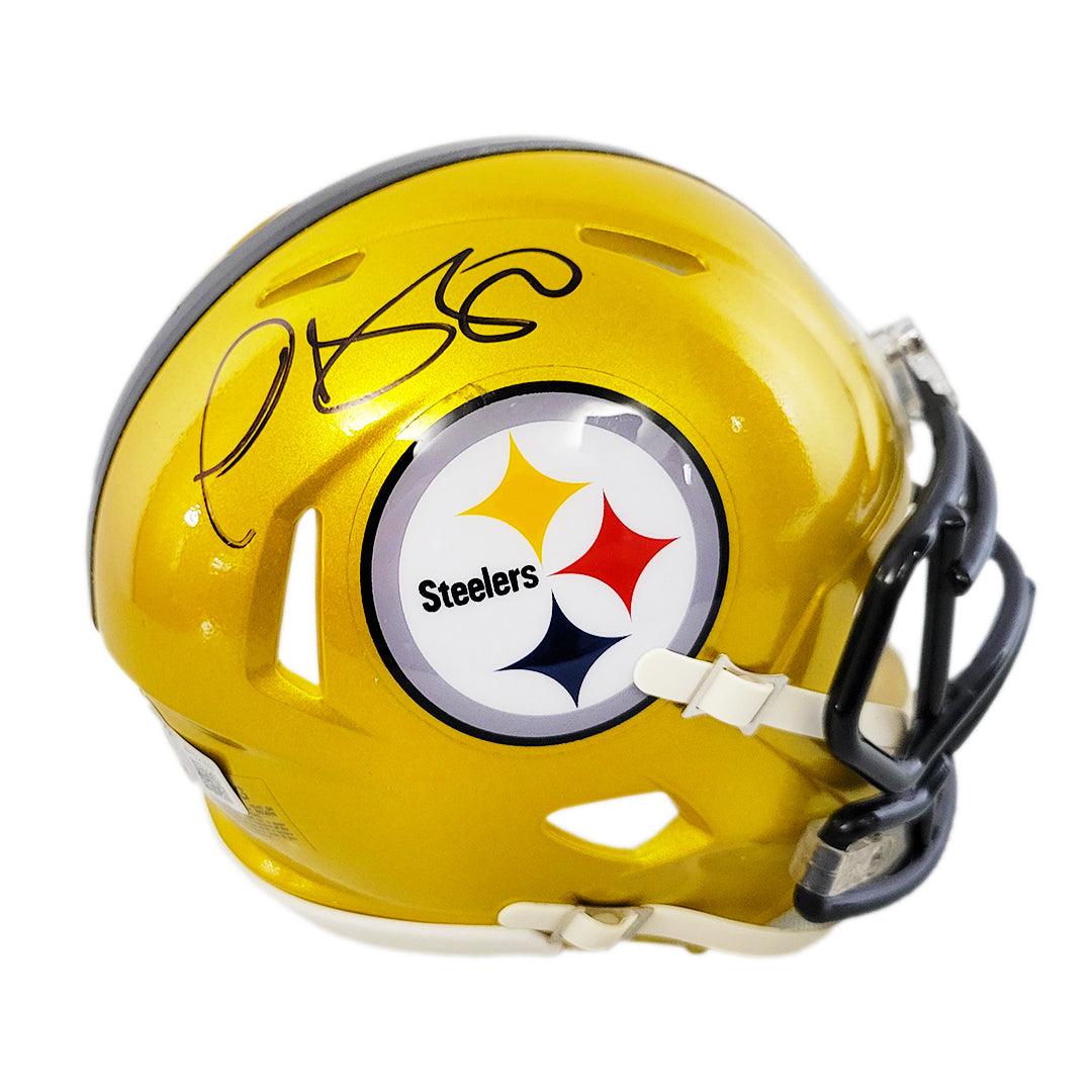 Plaxico Burress Signed Pittsburgh Steelers Flash Speed Mini