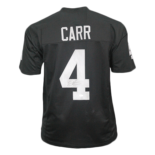 Derek carr game worn jersey deals