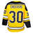 Gerry Cheevers Signed HOF 85 Inscription Boston Pro Yellow Hockey Jersey (JSA) - RSA